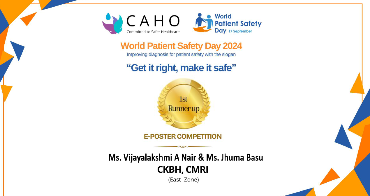WORLD PATIENT SAFETY DAY 2024 - WINNERS
